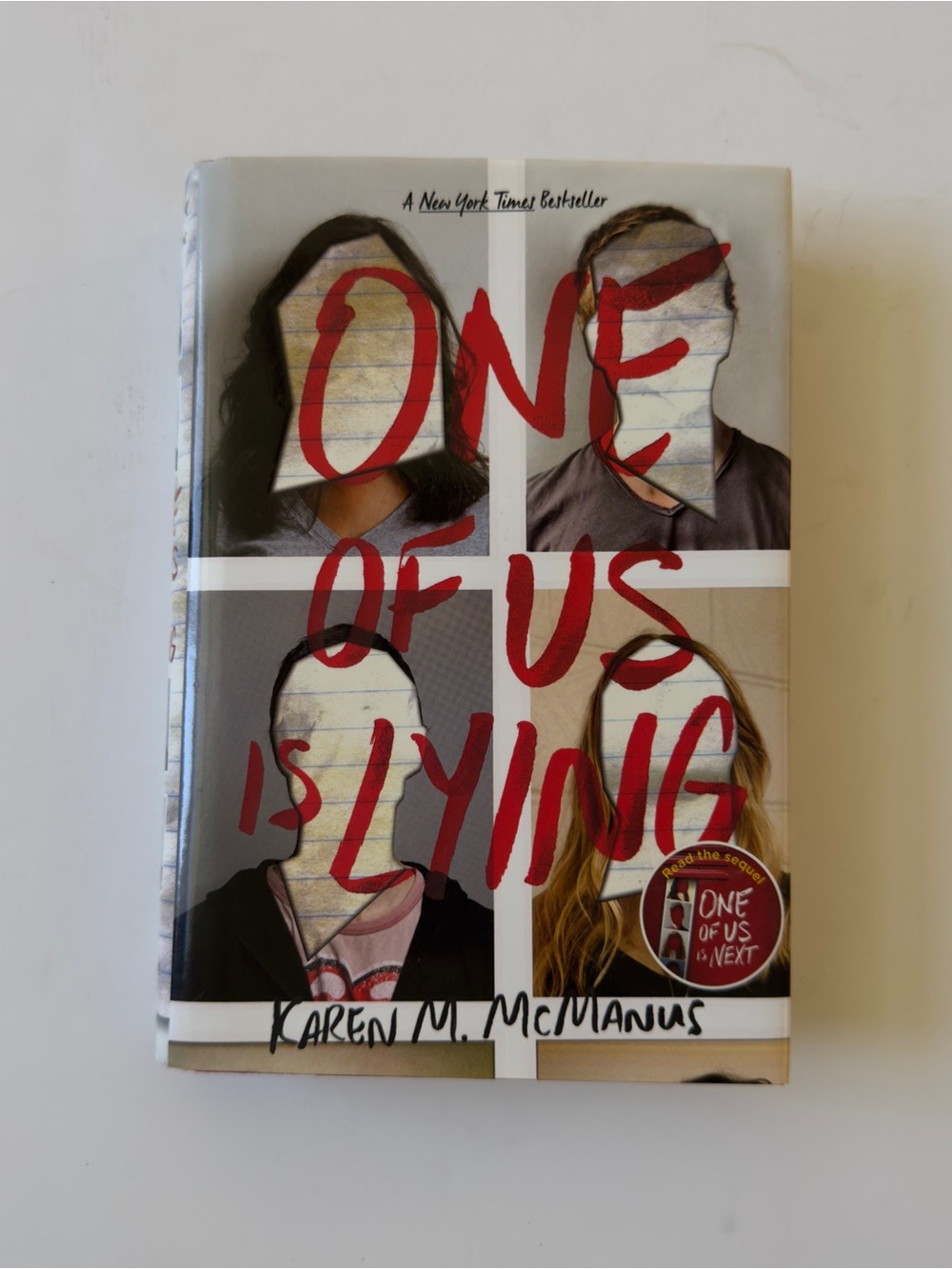 One of Us Is Lying Hardcover Book Karen M McManus YA Mystery Thriller Novel